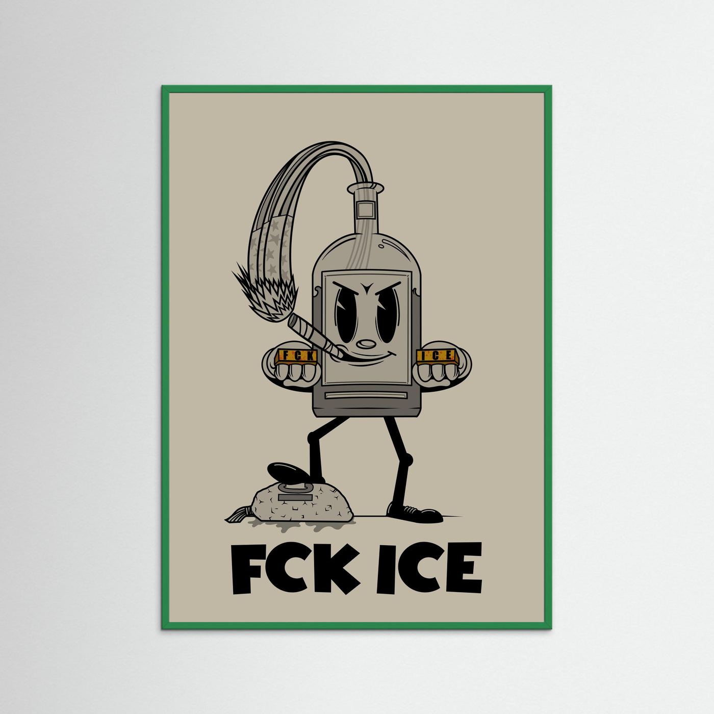 FCK ICE B&W