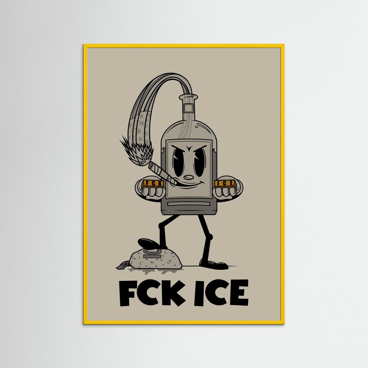 FCK ICE B&W